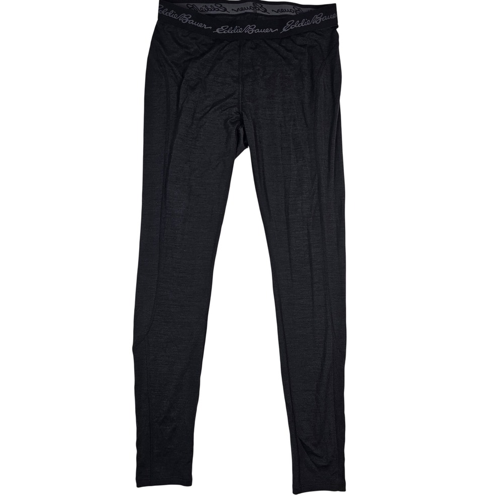 Eddie Bauer First Ascent Mens Small Gray Base Layer Leggings Tights Hiking